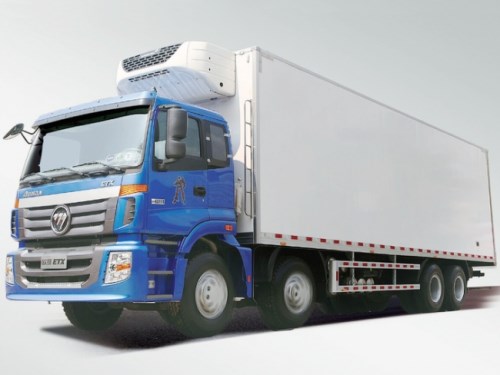 廂長9.6米福田ETX前四后八冷藏車