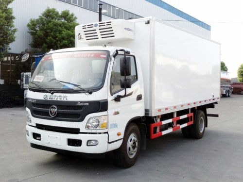 廂長5.1米福田歐馬可單排冷藏車
