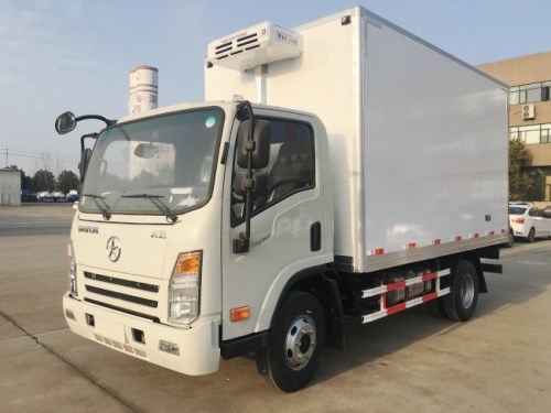 廂長4.2米大運奧普力冷藏車