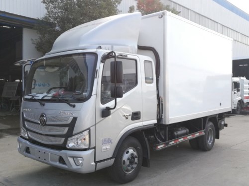 廂長3.7米福田歐馬可一排半冷藏車