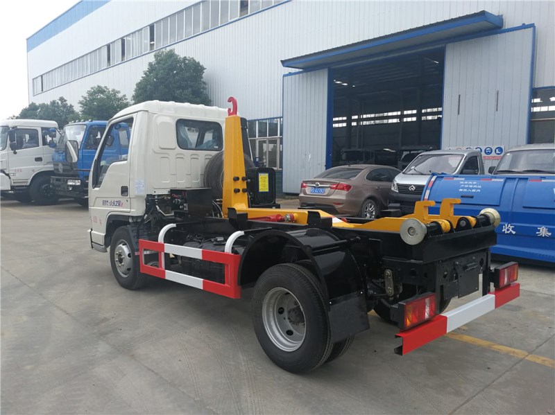 福田小卡(4方)車(chē)廂可卸式垃圾車(chē)