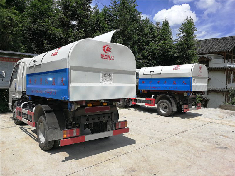 4方移動式垃圾箱