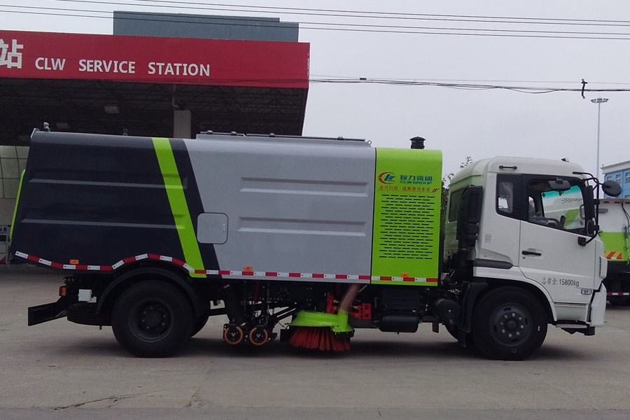 東風天錦8噸干掃車