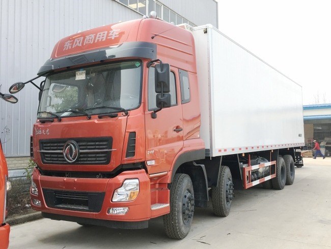 (廂長9.6米)東風天龍前四后八冷藏車