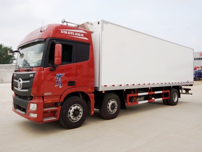 (廂長9.6米)福田gtl小三軸冷藏車