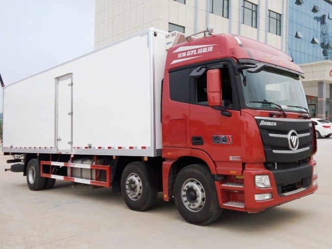 (廂長9.6米)福田gtl小三軸冷藏車