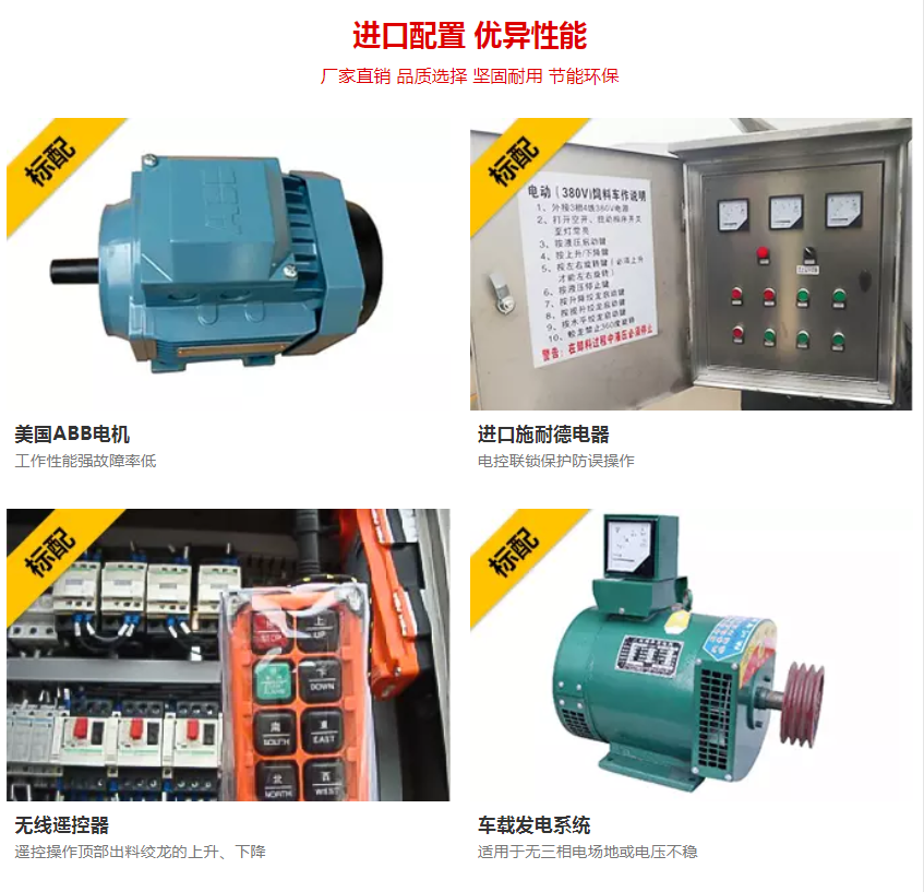 飼料車主配置進(jìn)口品牌